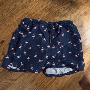 Primark Navy and Pink Swim Shorts